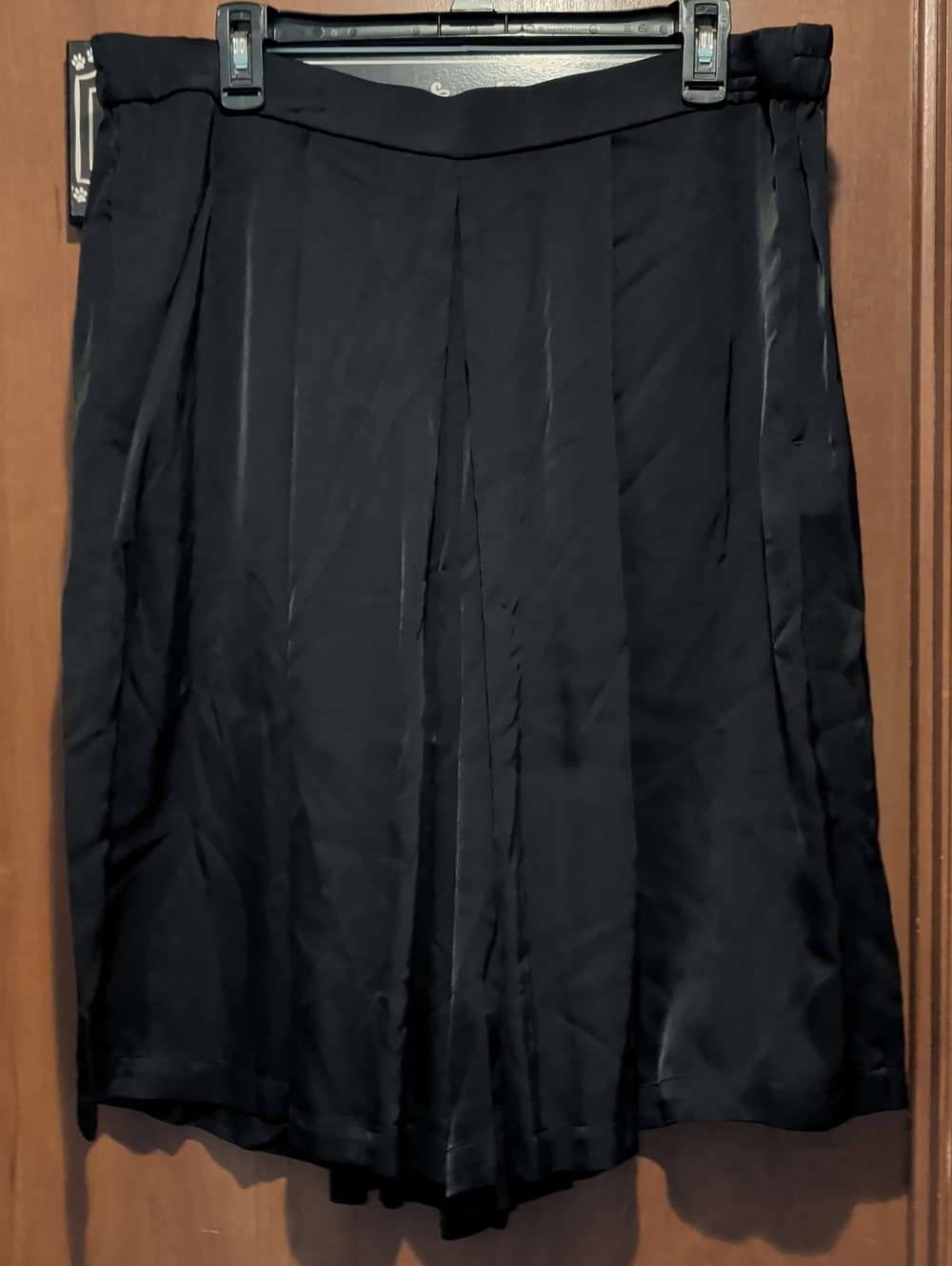 Donna Karan Black Wide-Leg Pants